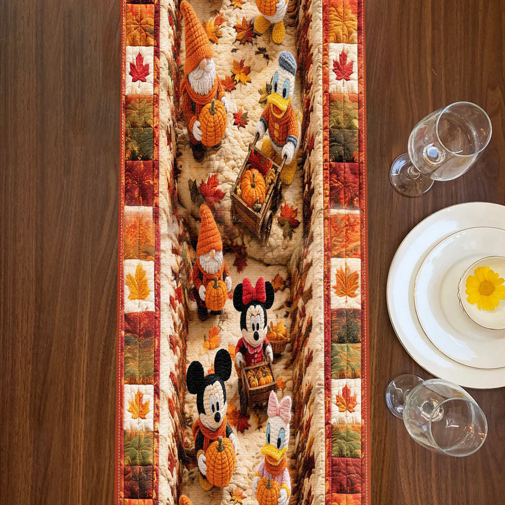 Personalized Cartoon Mouse Table Runner Fall Décor Gift Table Runner GradoCreations