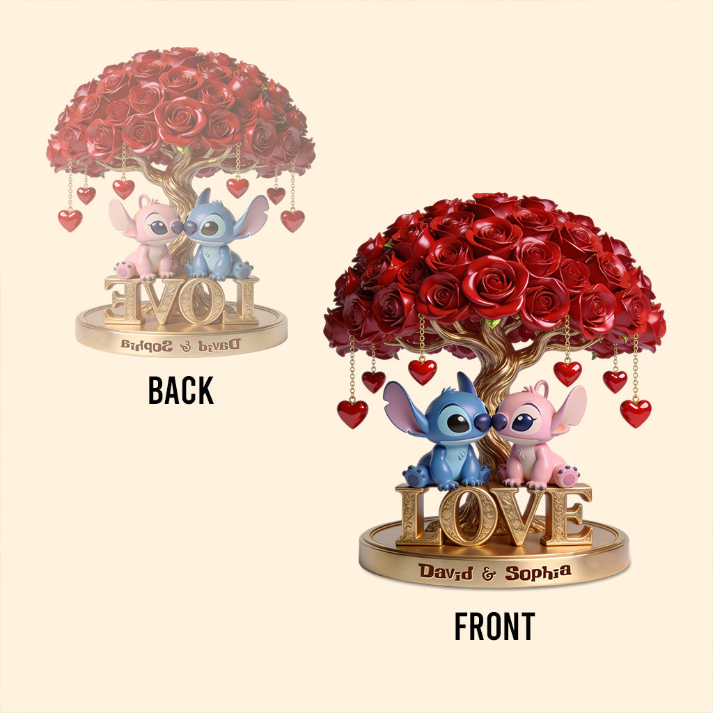 Personalized Ohana Acrylic Plaque Custom Name Gift for Couples Custom Shaped Acrylic Plaque GradoCreations