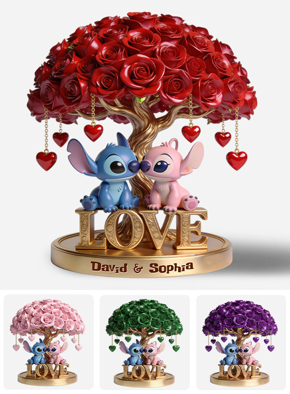 Personalized Ohana Acrylic Plaque Custom Name Gift for Couples Custom Shaped Acrylic Plaque GradoCreations