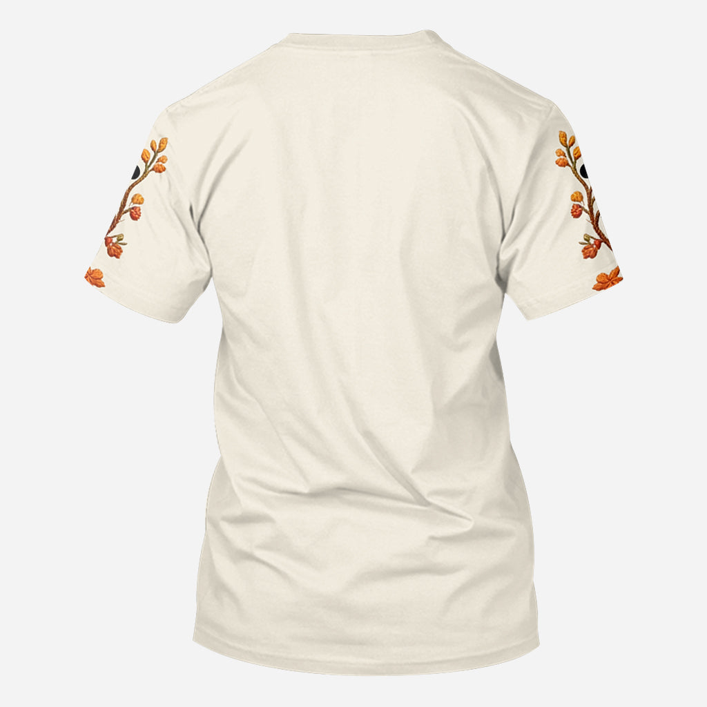 Personalized Fall-Themed All Over Shirt for Kids – Unique Design with Name All Over Shirt GradoCreations