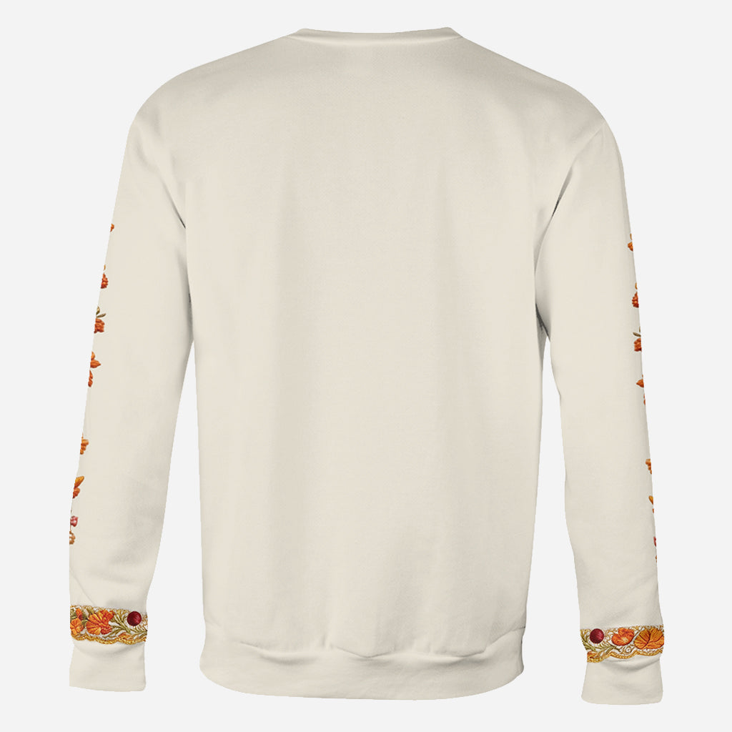 Personalized Fall-Themed All Over Shirt for Kids – Unique Design with Name All Over Shirt GradoCreations