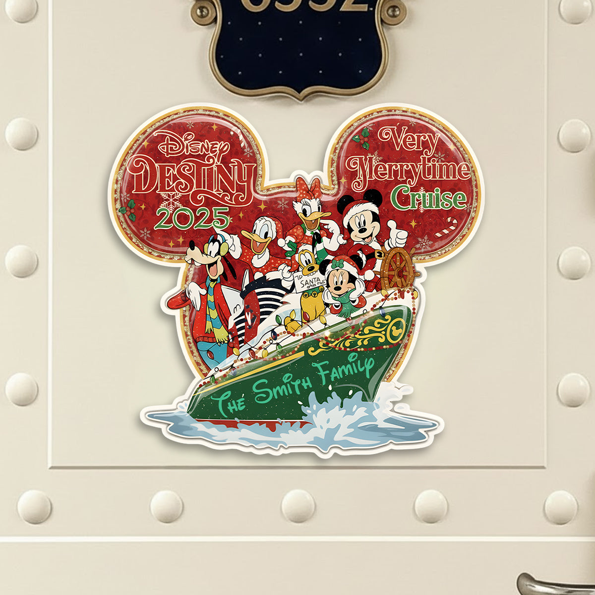 Personalized Disney Mickey Mouse Family Cruise Magnet Gift Magnet GradoCreations