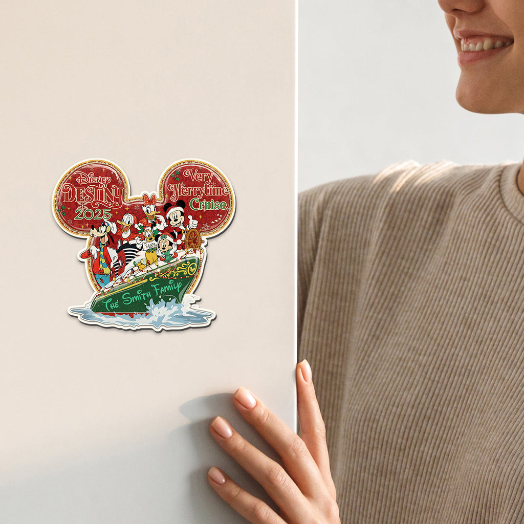 Personalized Disney Mickey Mouse Family Cruise Magnet Gift Magnet GradoCreations