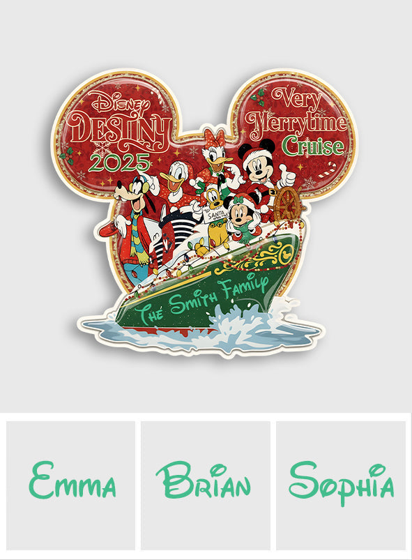 Personalized Disney Mickey Mouse Family Cruise Magnet Gift Magnet GradoCreations