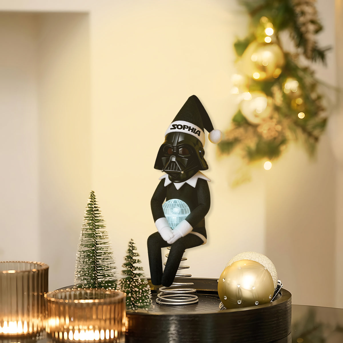 Personalized LED Acrylic Tree Topper Light for Christmas LED Light Tree Topper GradoCreations