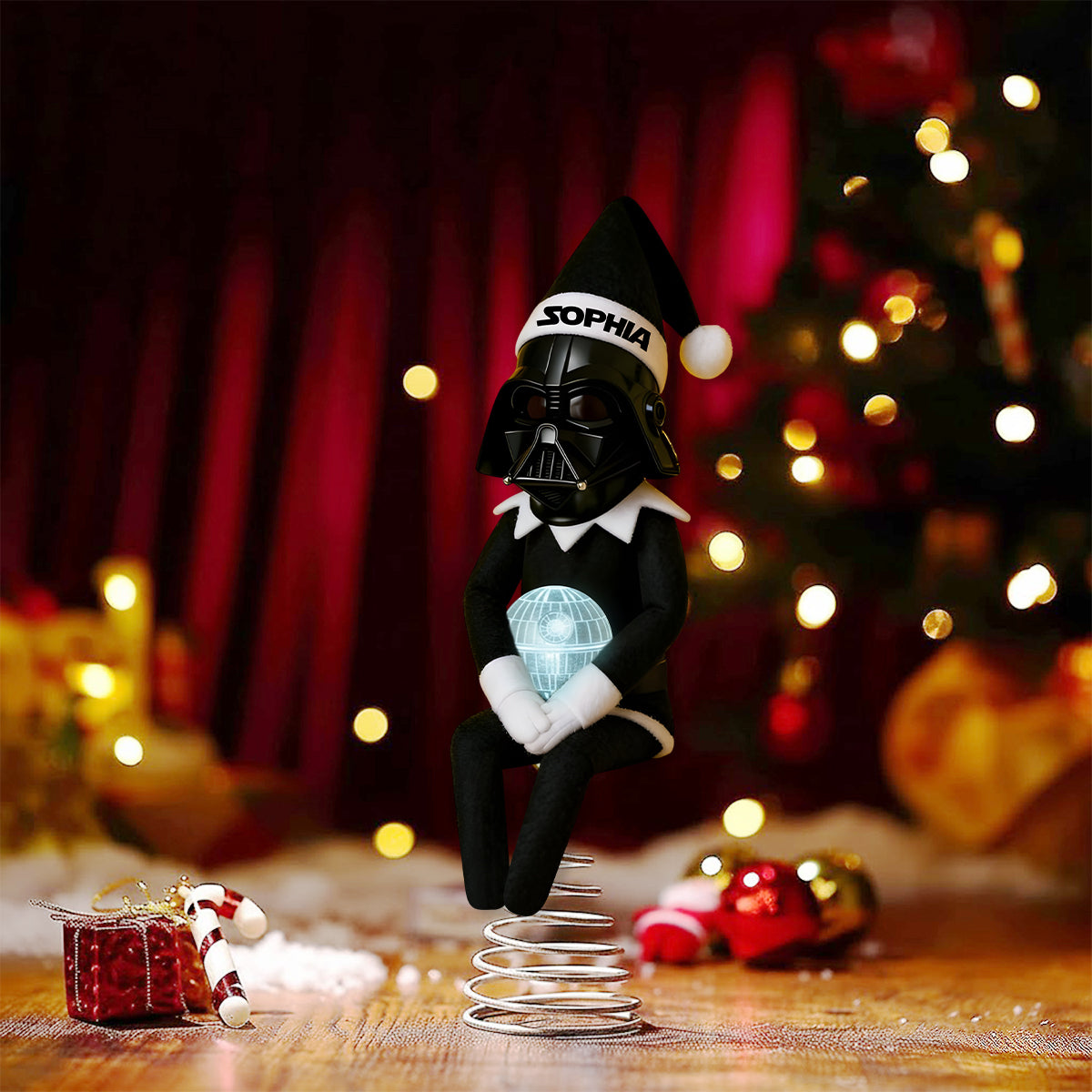 Personalized LED Acrylic Tree Topper Light for Christmas LED Light Tree Topper GradoCreations