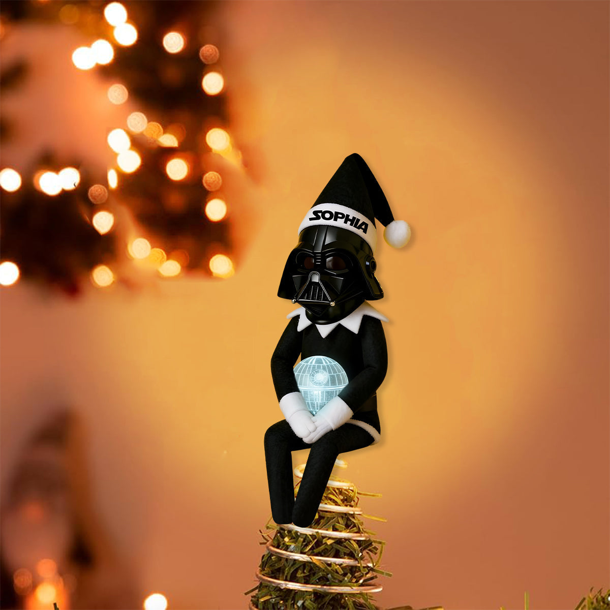 Personalized LED Acrylic Tree Topper Light for Christmas LED Light Tree Topper GradoCreations