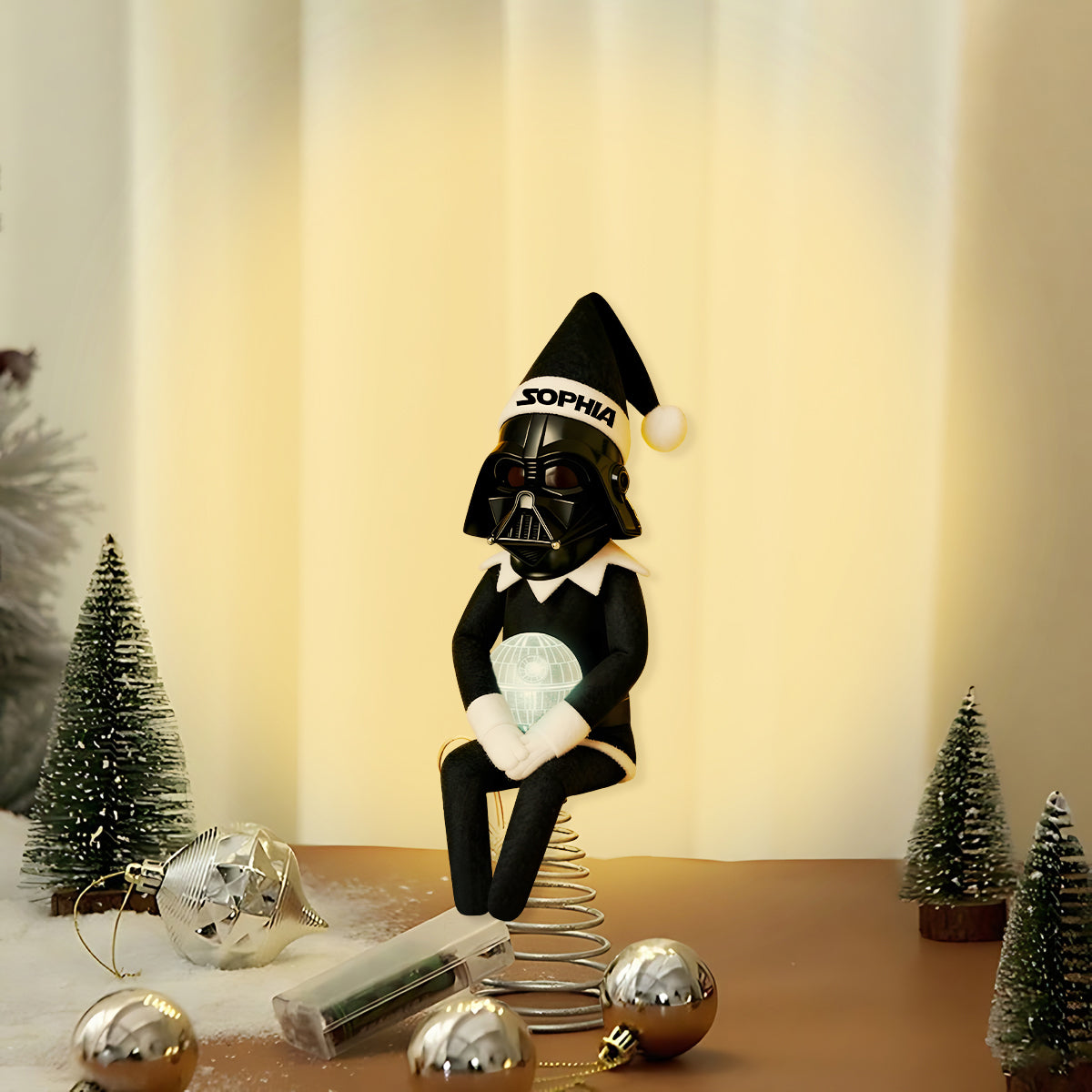 Personalized LED Acrylic Tree Topper Light for Christmas LED Light Tree Topper GradoCreations