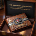 Personalized 50th Anniversary Leather Wallet Gift for Him Leather Wallet 2 GradoCreations