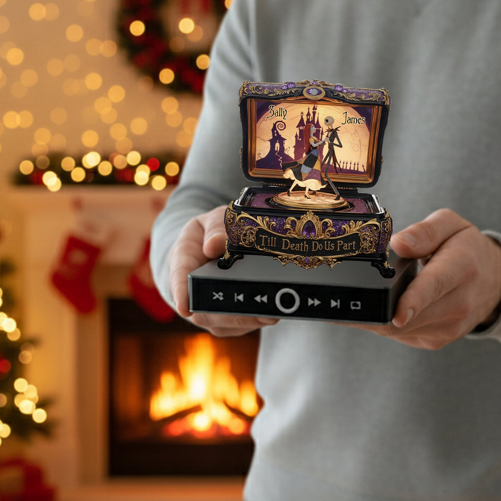 Personalized Music Ornament Till Death Do Us Part Gift Music Ornament GradoCreations