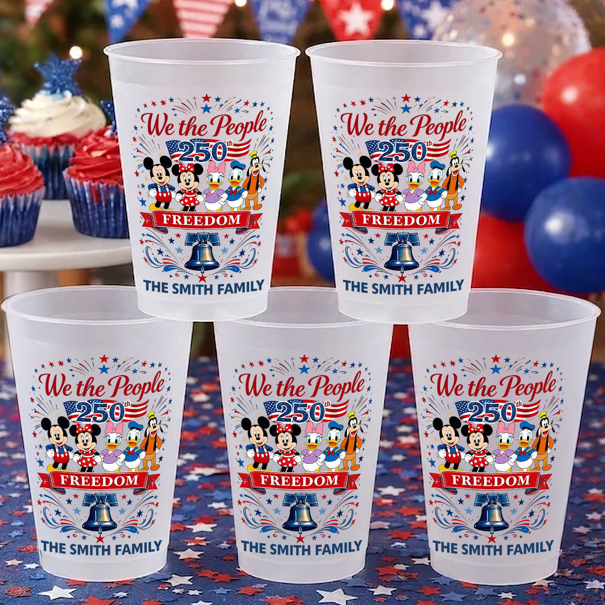 Personalized 250th Anniversary Frosted Cup Custom Design Gift Frosted Cup GradoCreations