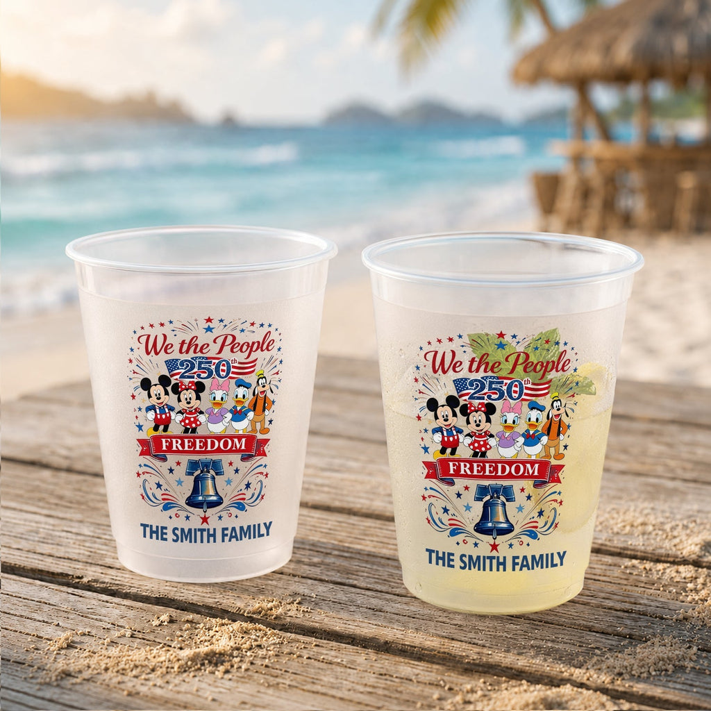 Personalized 250th Anniversary Frosted Cup Custom Design Gift Frosted Cup GradoCreations