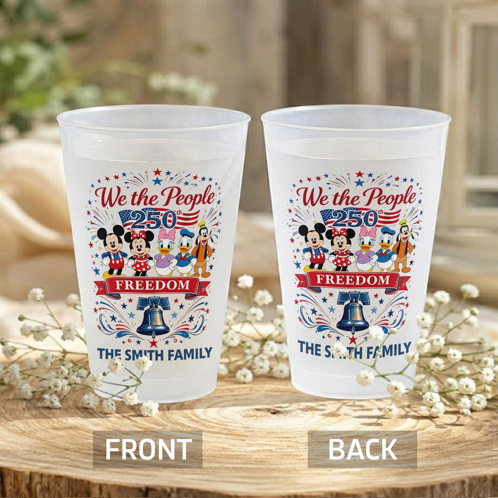 Personalized 250th Anniversary Frosted Cup Custom Design Gift Frosted Cup GradoCreations
