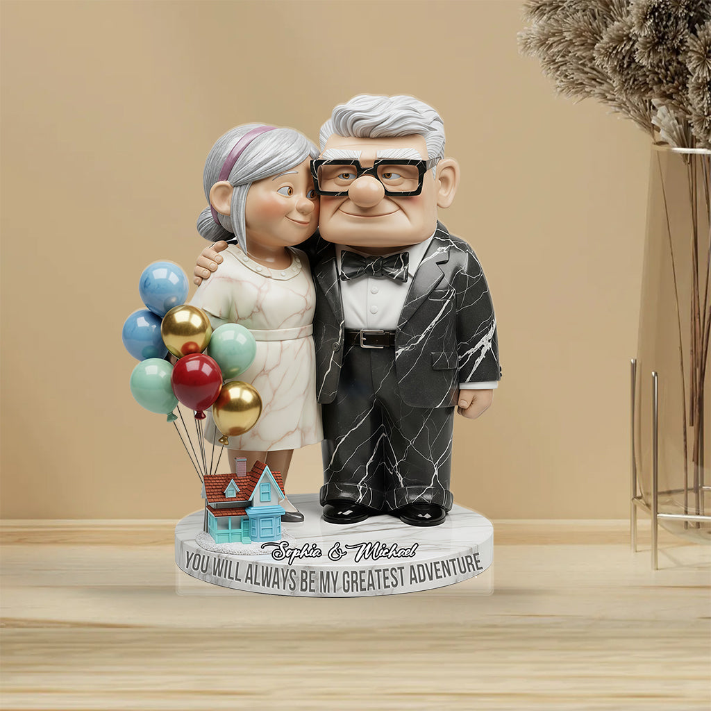 Personalized Acrylic Plaque Custom Shaped Couple Gift for Anniversary Custom Shaped Acrylic Plaque GradoCreations