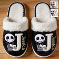 Personalized Spooky Slippers with Custom Name Gift for Her Slippers GradoCreations