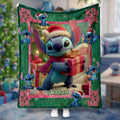 Personalized Ohana Blanket with Stitch Design for Kids and Family Blanket GradoCreations