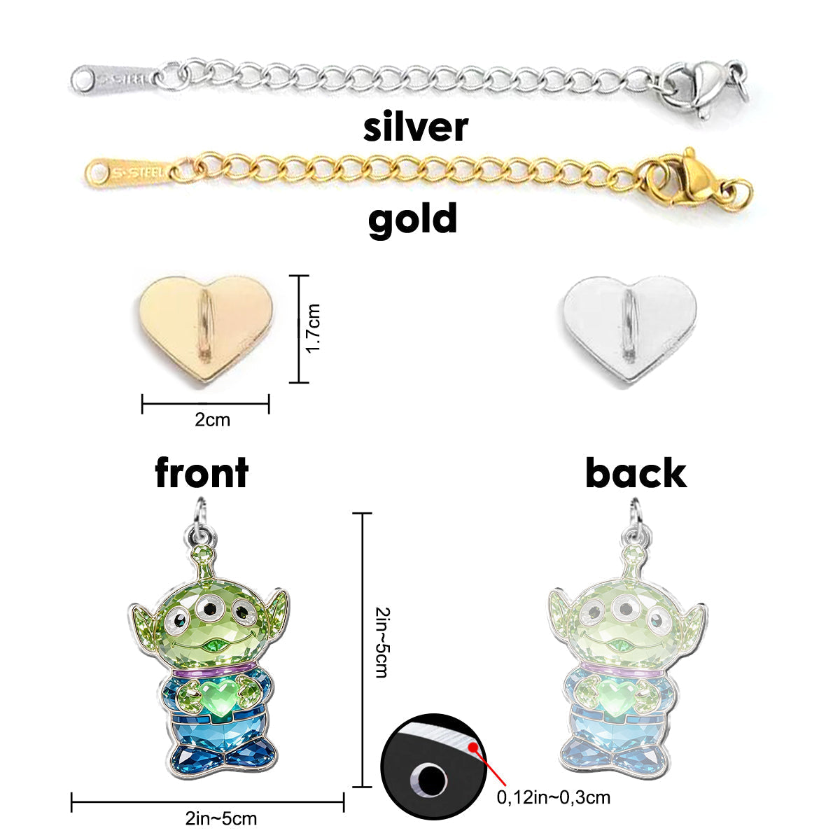 Personalized Dangling Charms for Kids - Custom Fun Accessories Dangling Charms GradoCreations