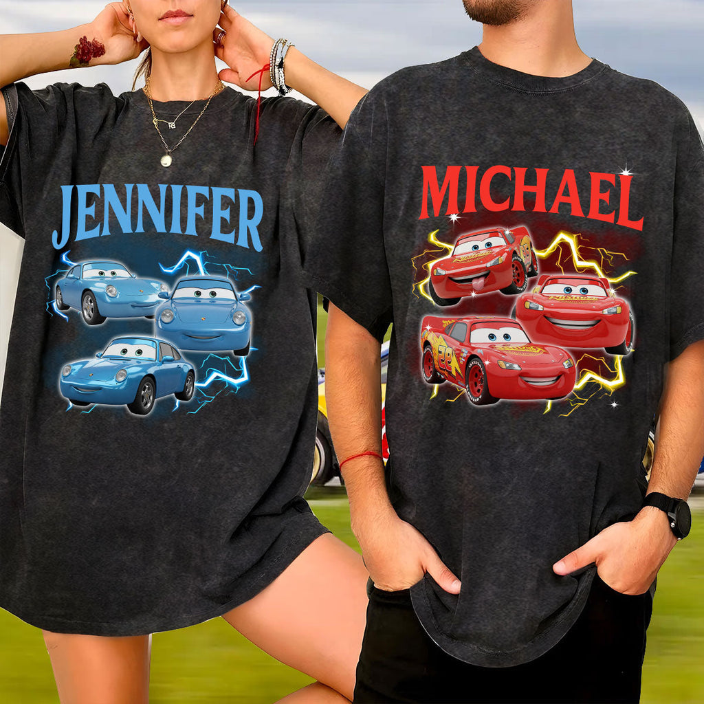 Personalized Cars Wash T-shirt Custom Name Gift for Kids Wash T-shirt GradoCreations