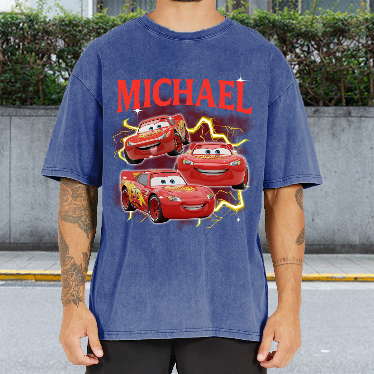 Personalized Cars Wash T-shirt Custom Name Gift for Kids Wash T-shirt GradoCreations