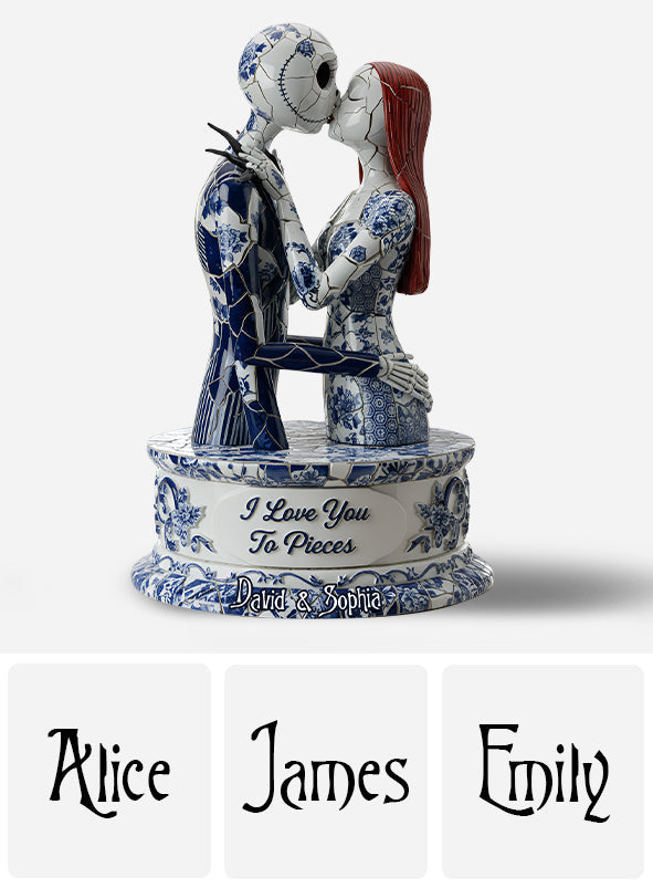 Personalized Custom Shaped Acrylic Plaque 'I Love You To Pieces' Gift Custom Shaped Acrylic Plaque GradoCreations
