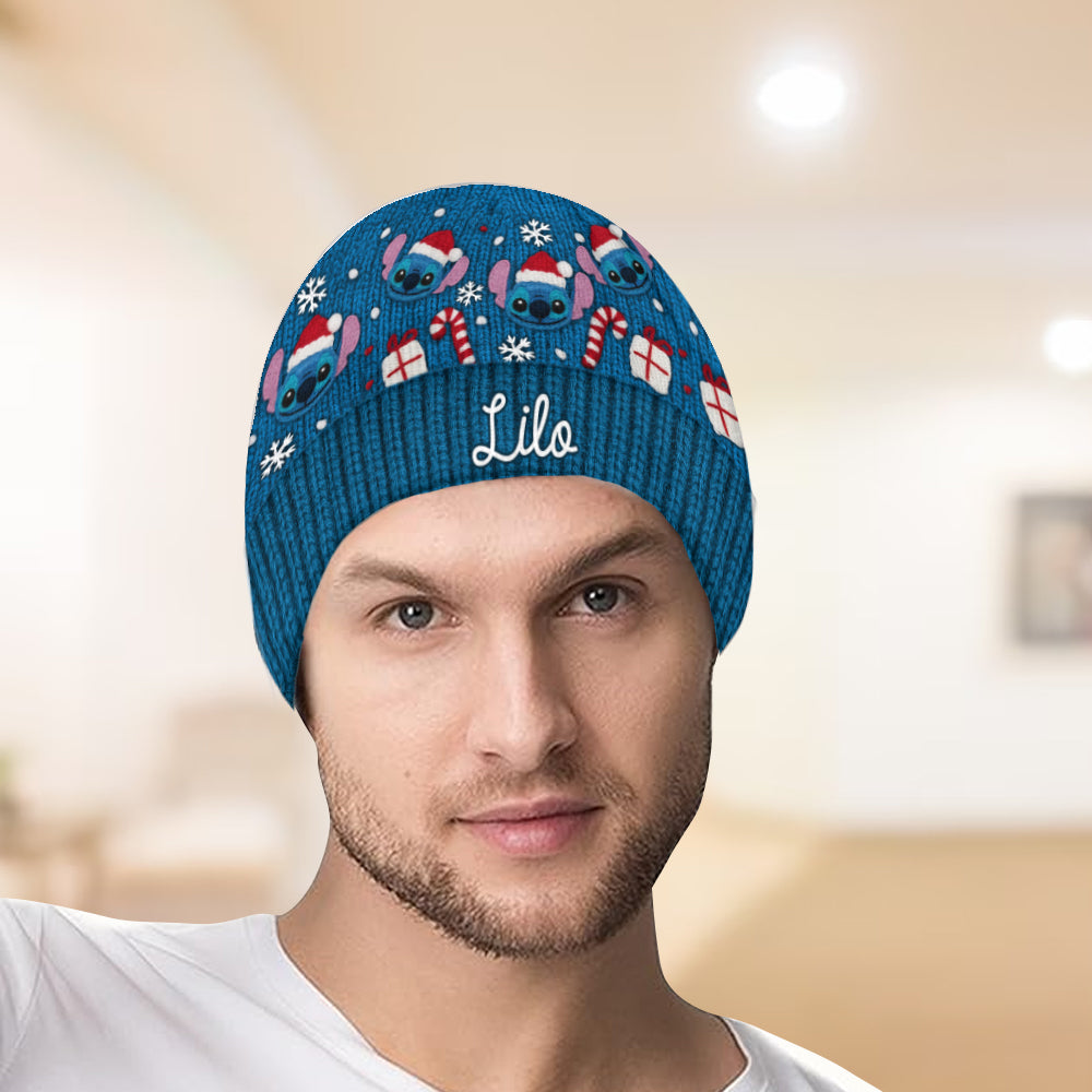 Personalized Ohana Beanie Hat Custom Name for Baby Christmas Gift Beanie Hat GradoCreations