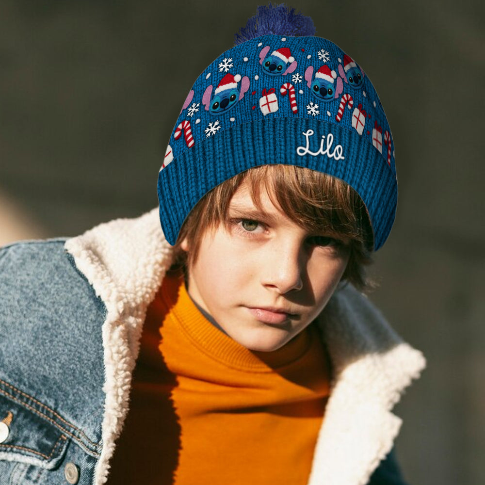 Personalized Ohana Beanie Hat Custom Name for Baby Christmas Gift Beanie Hat GradoCreations