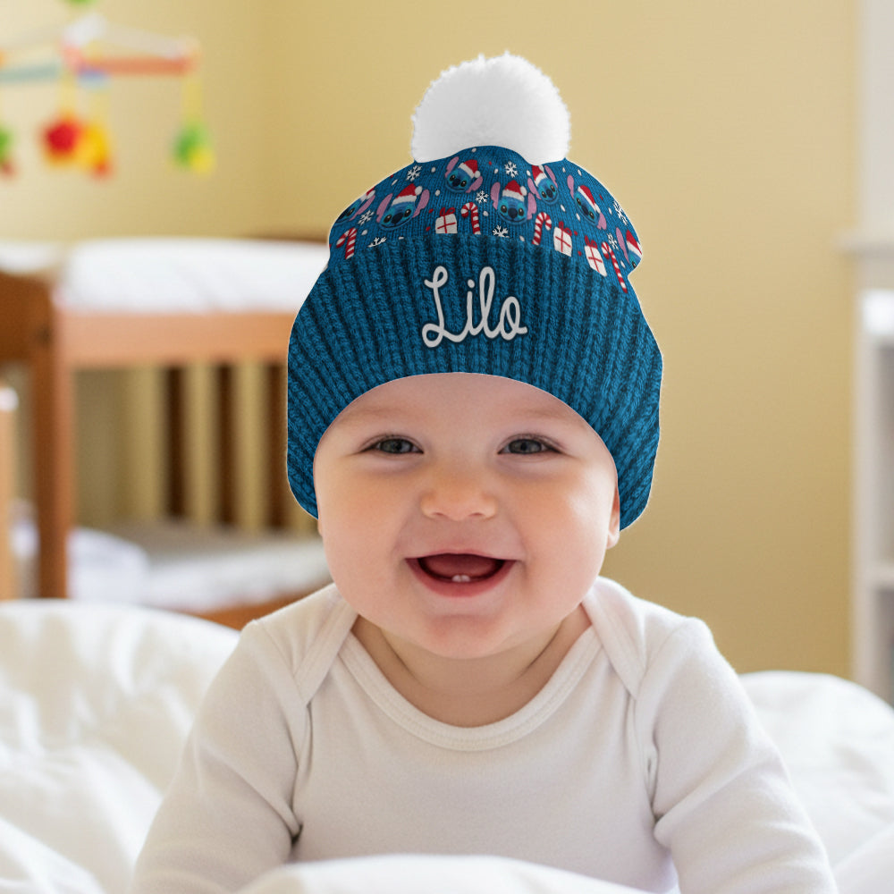 Personalized Ohana Beanie Hat Custom Name for Baby Christmas Gift Beanie Hat GradoCreations