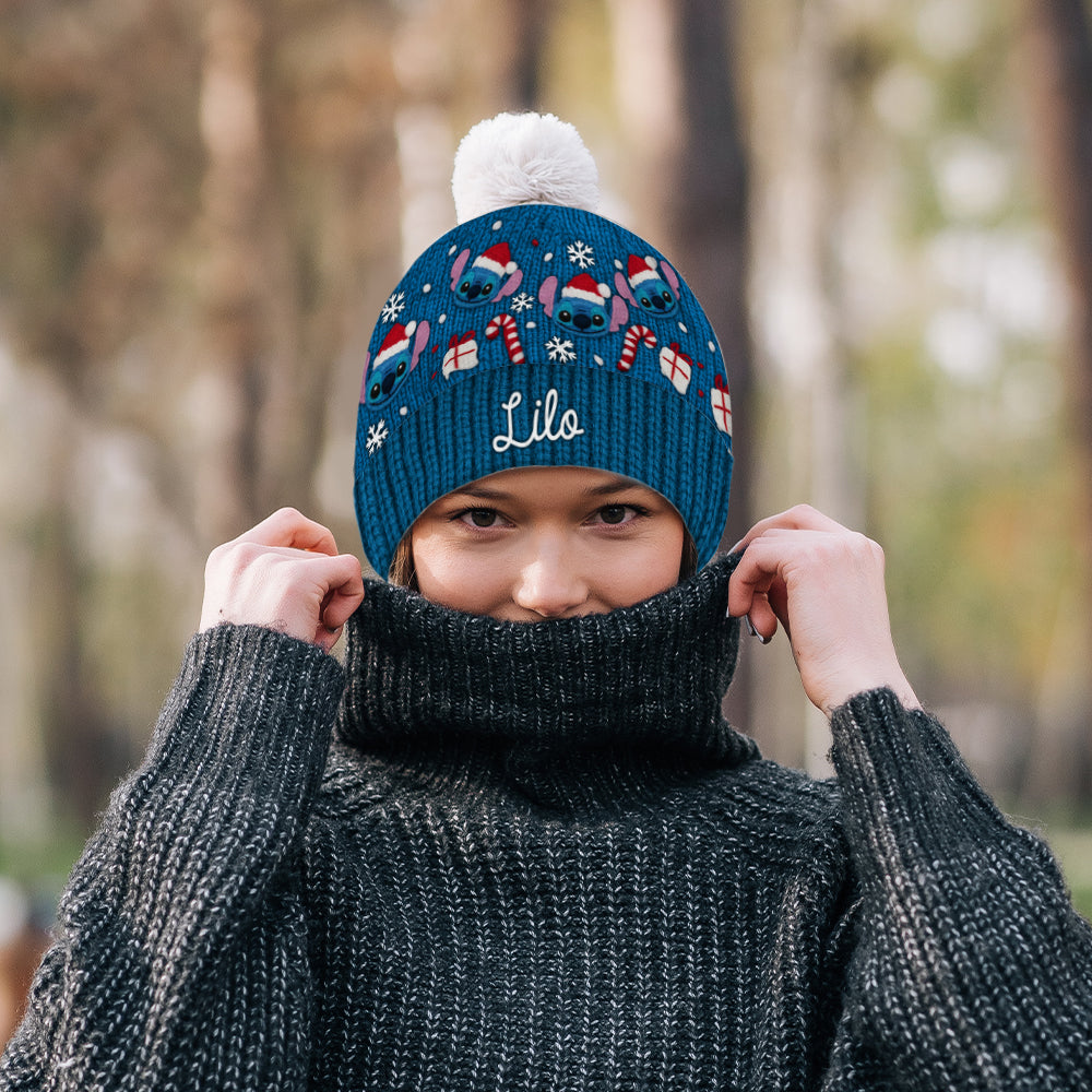 Personalized Ohana Beanie Hat Custom Name for Baby Christmas Gift Beanie Hat GradoCreations