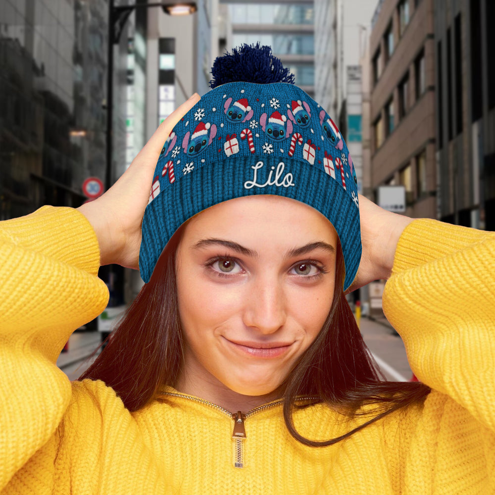 Personalized Ohana Beanie Hat Custom Name for Baby Christmas Gift Beanie Hat GradoCreations
