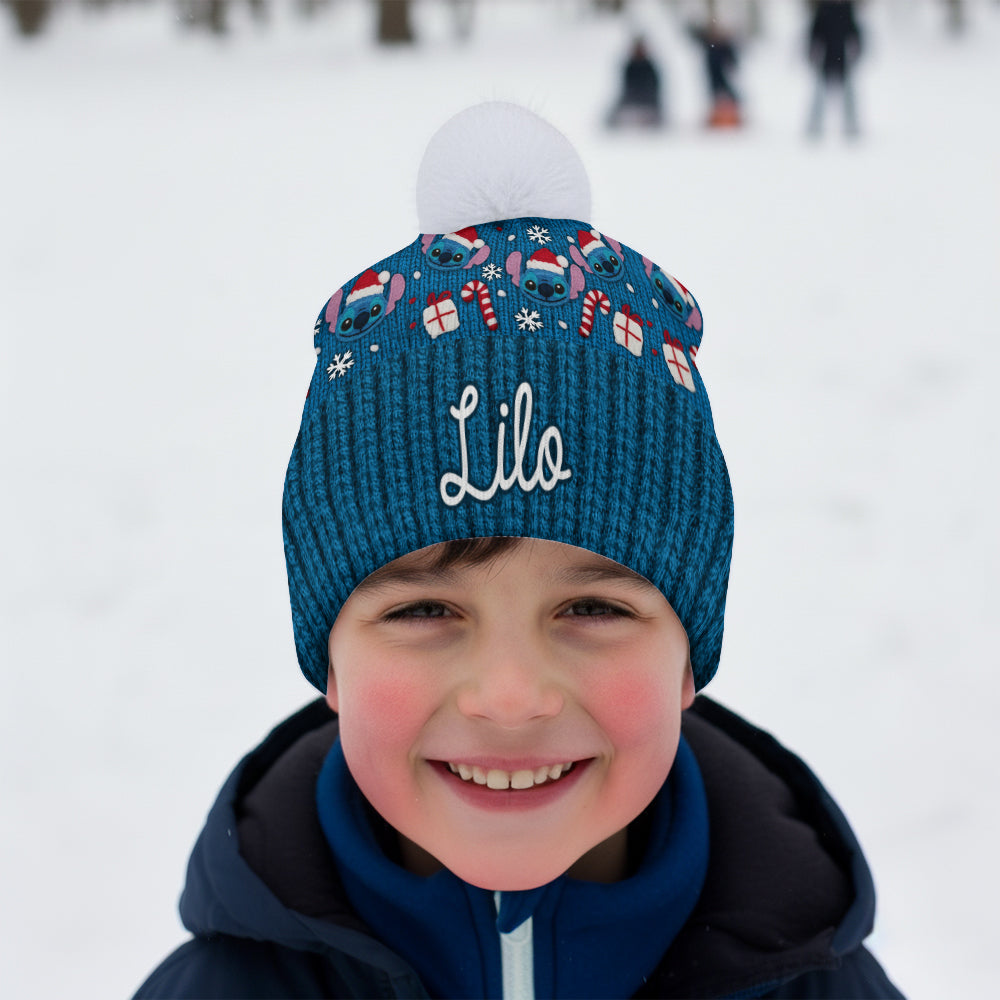 Personalized Ohana Beanie Hat Custom Name for Baby Christmas Gift Beanie Hat GradoCreations