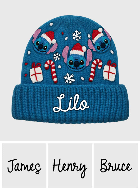 Personalized Ohana Beanie Hat Custom Name for Baby Christmas Gift Beanie Hat GradoCreations