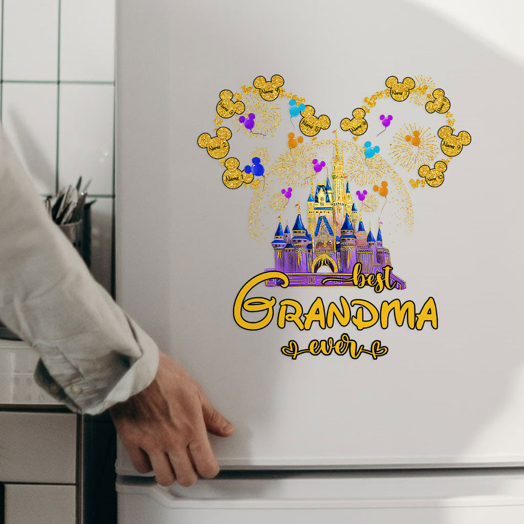 Personalized Best Grandma Ever Decal Die Cut Gift for Grandma Decal Die Cut GradoCreations