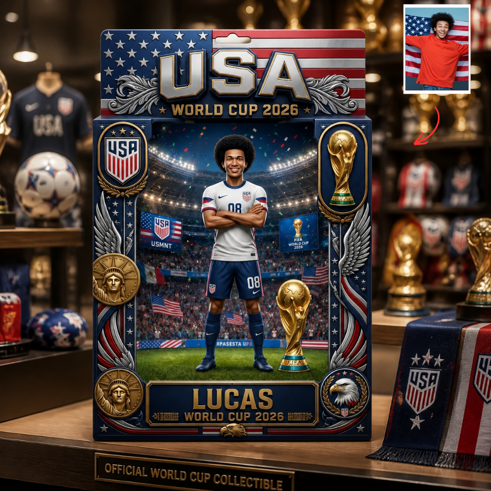 Personalized Acrylic Plaque for Soccer Fans - Custom Nation Gift
