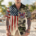 Personalized Patriotic 4th of July Hawaiian Shirt Gift HN590 - AOP Hawai Shirt GradoCreations