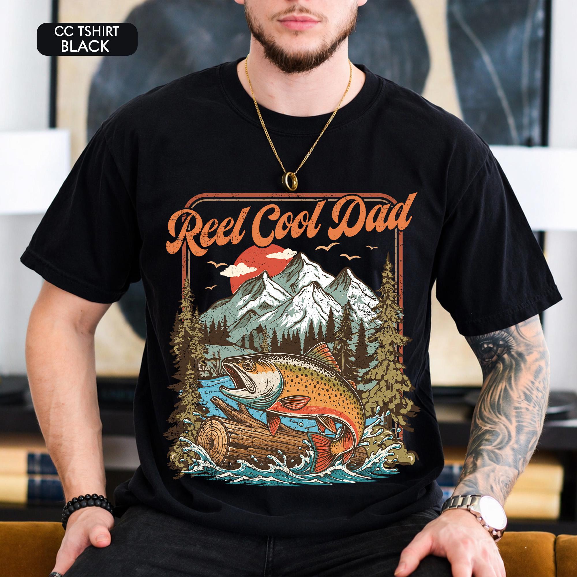 Personalized Fishing Dad Comfort Shirt Gift for Father's Day Comfort Shirt FIX GradoCreations