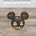 Personalized Mouse Shaped Doormat Custom Home Sweet Home Gift Shaped Doormat GradoCreations