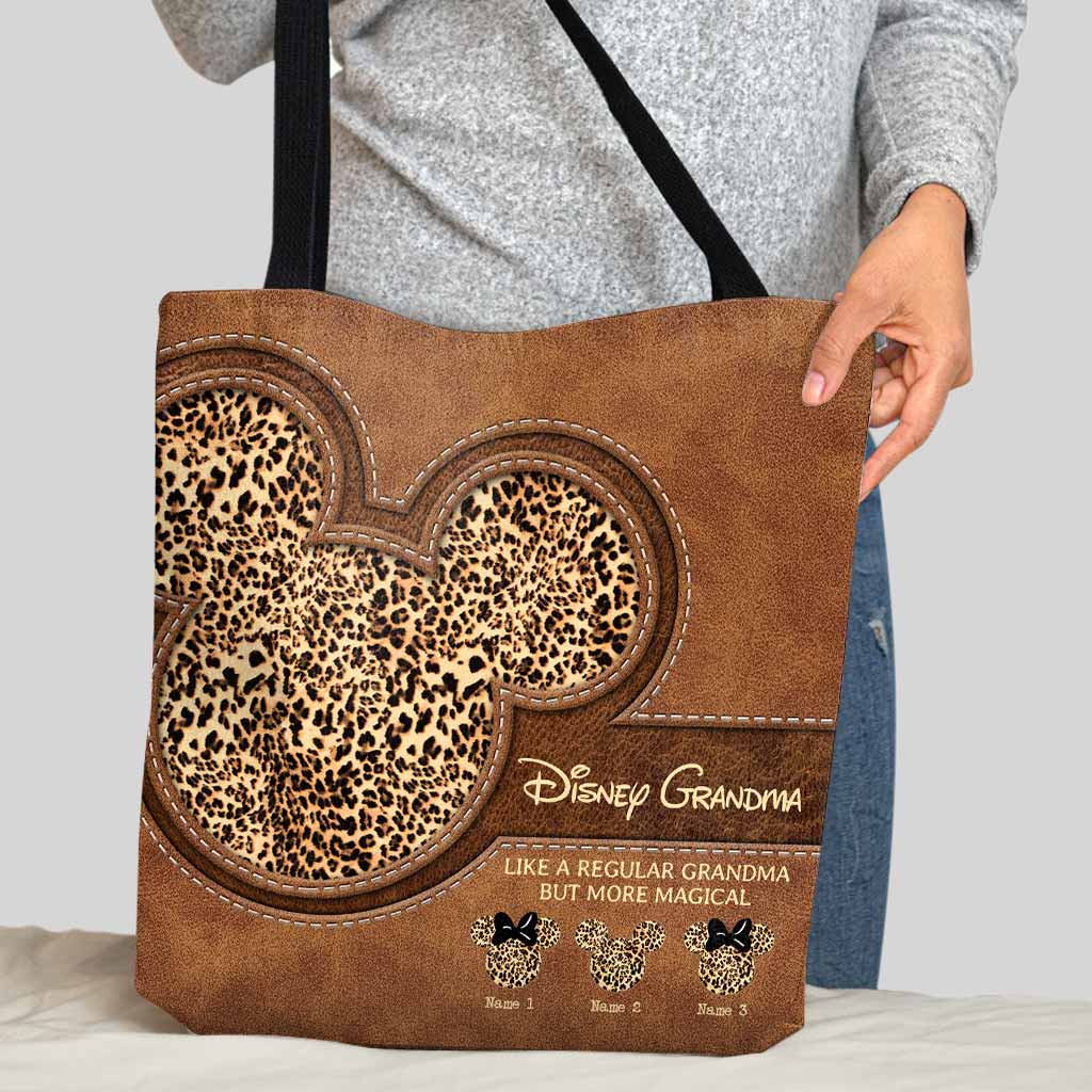 Personalized Disney Grandma Tote Bag Custom Name Gift for Mom Tote Bag GradoCreations
