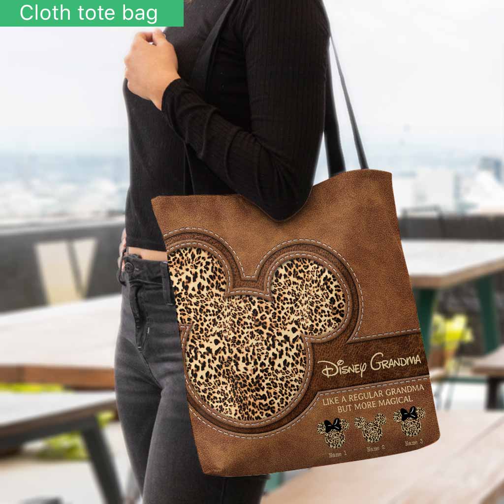 Personalized Disney Grandma Tote Bag Custom Name Gift for Mom Tote Bag GradoCreations