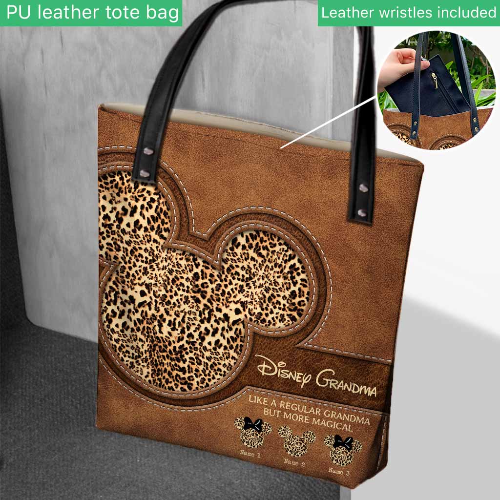 Personalized Disney Grandma Tote Bag Custom Name Gift for Mom Tote Bag GradoCreations
