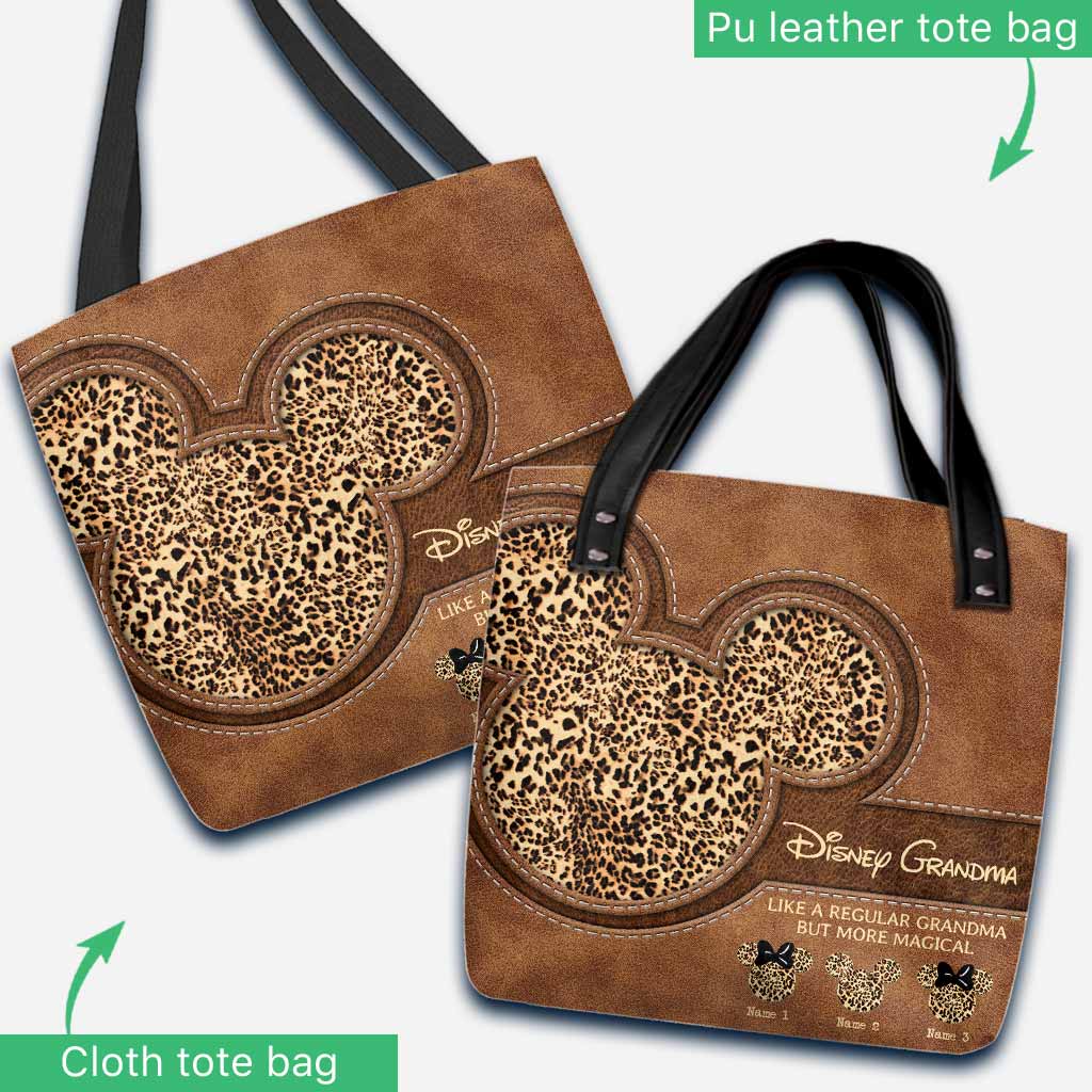 Personalized Disney Grandma Tote Bag Custom Name Gift for Mom Tote Bag GradoCreations