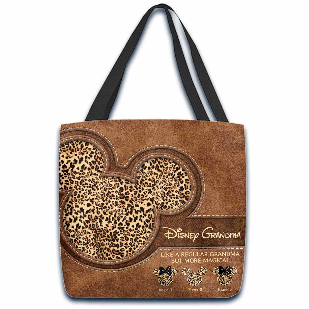 Personalized Disney Grandma Tote Bag Custom Name Gift for Mom Tote Bag GradoCreations