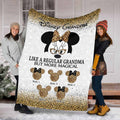 Personalized Disney Grandma Blanket Custom Names Gift for Mother's Day Blanket GradoCreations