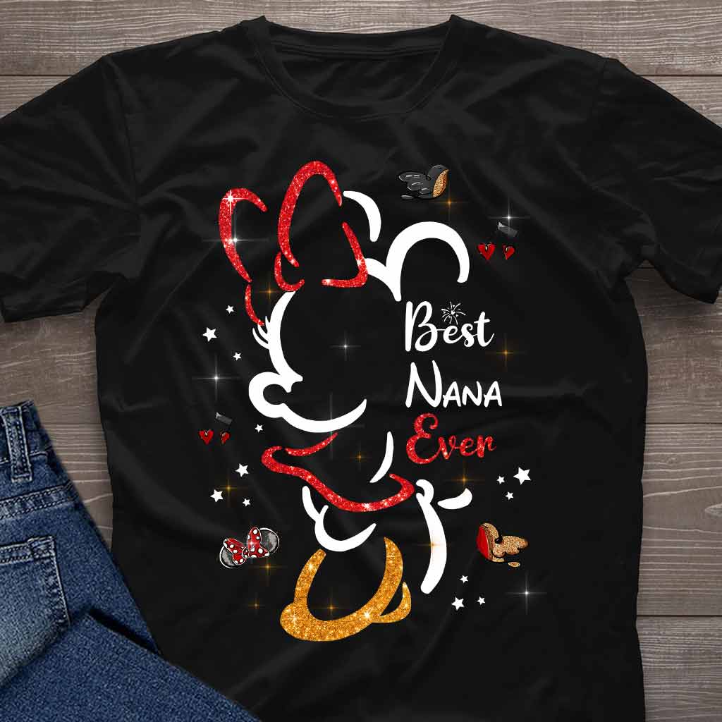 Personalized Mouse T-Shirt and Hoodie Best Grandma Gift for Mother's Day T-shirt & Hoodie GradoCreations