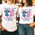 Personalized Couple T-shirt & Hoodie Connected To Love Gift T-shirt & Hoodie GradoCreations