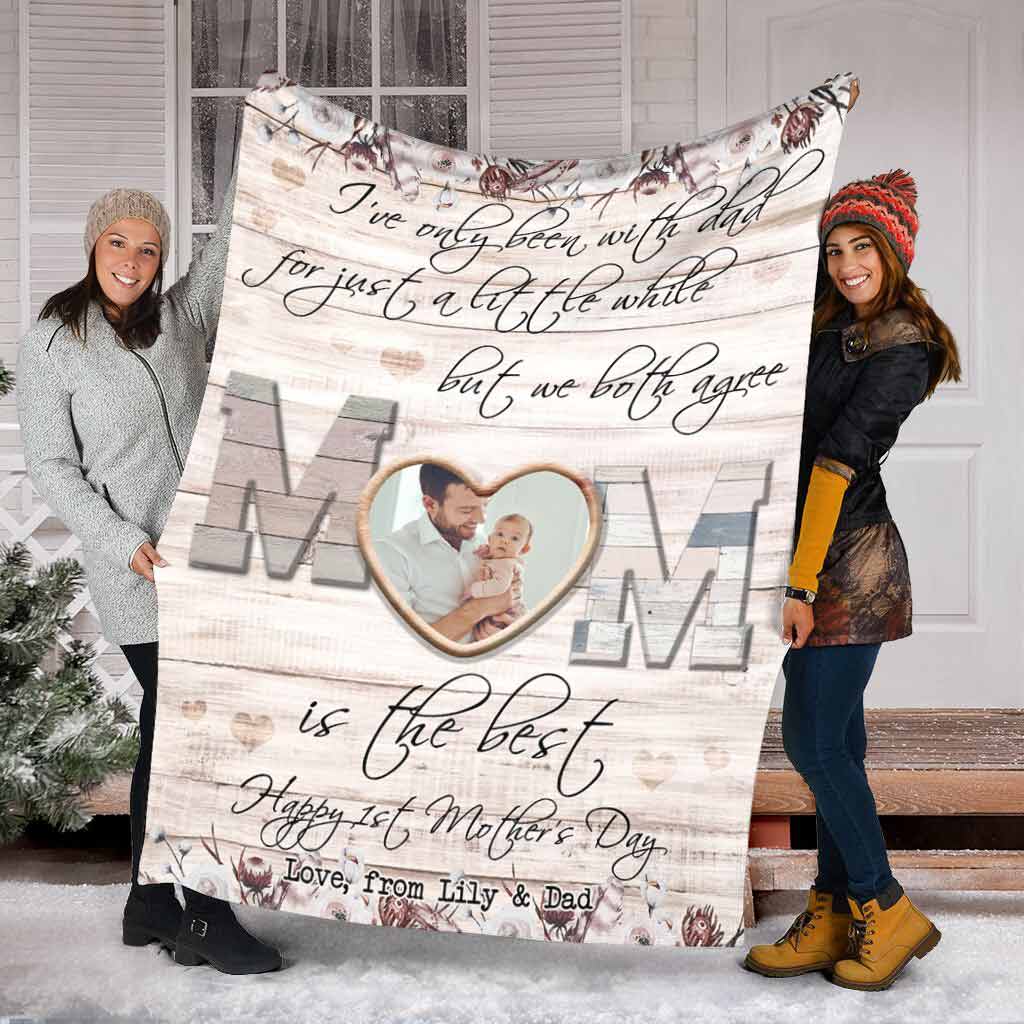 Personalized Mother's Day Blanket Unique Custom Gift for Mom Blanket GradoCreations