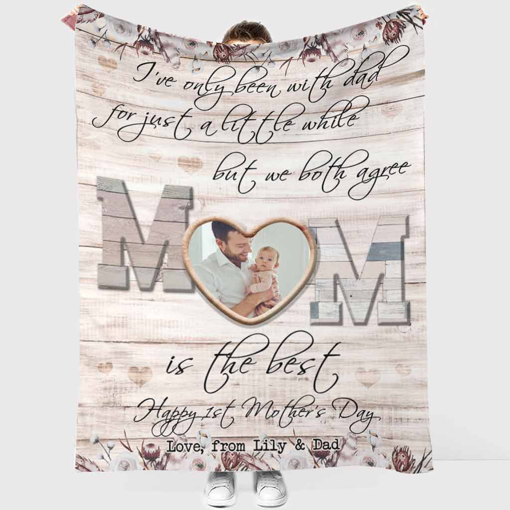 Personalized Mother's Day Blanket Unique Custom Gift for Mom Blanket GradoCreations