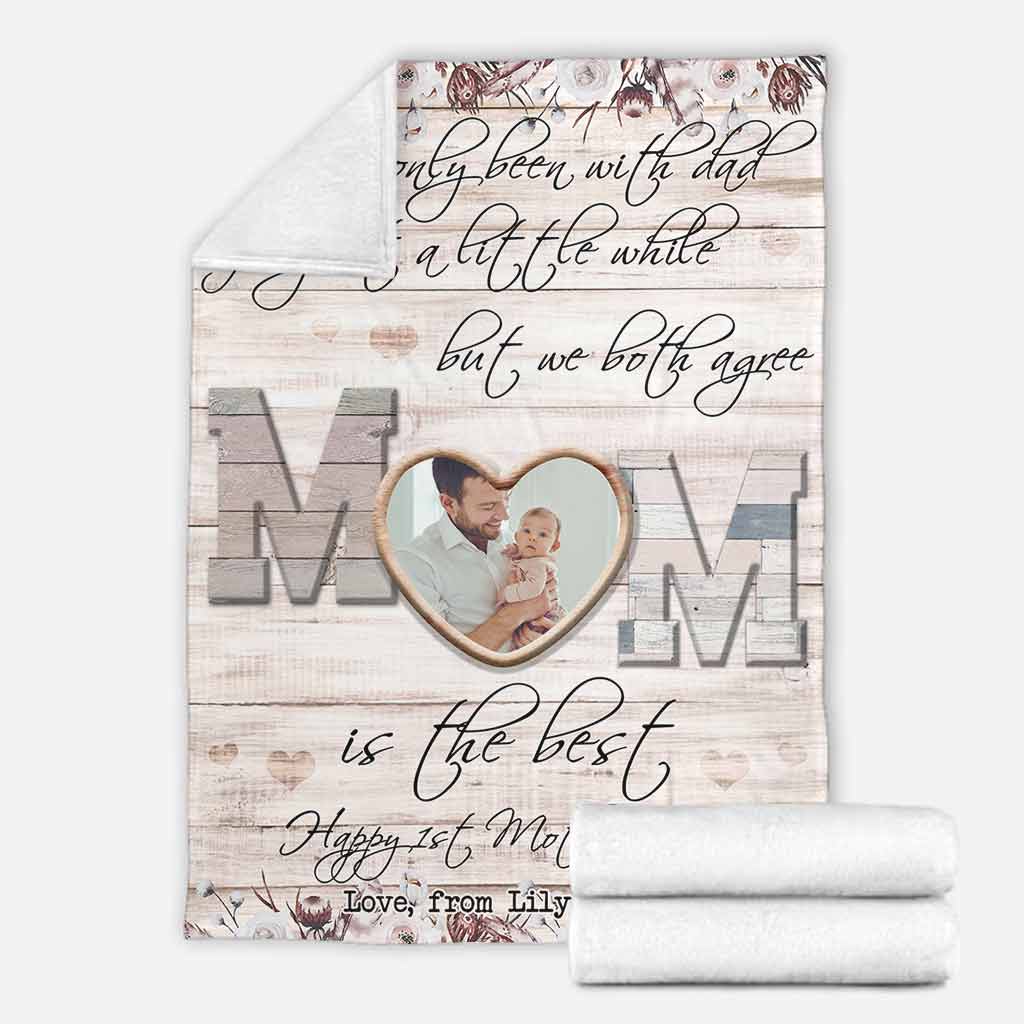 Personalized Mother's Day Blanket Unique Custom Gift for Mom Blanket GradoCreations