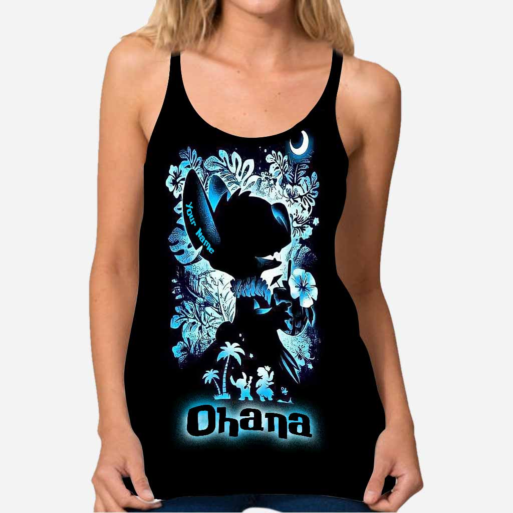 Personalized Ohana Cross Tank Top Unique Summer Gift Cross Tank Top GradoCreations