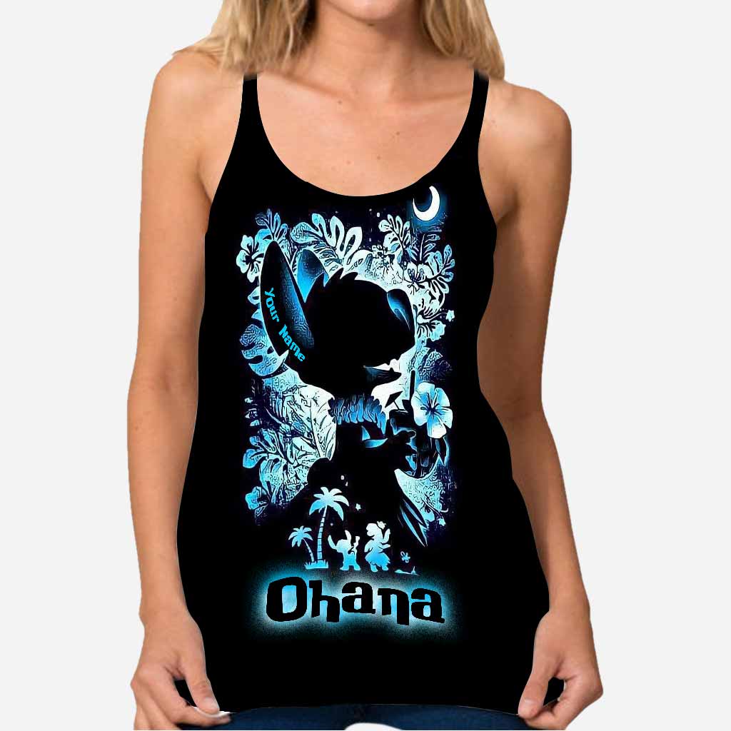 Personalized Ohana Cross Tank Top Unique Summer Gift Cross Tank Top GradoCreations