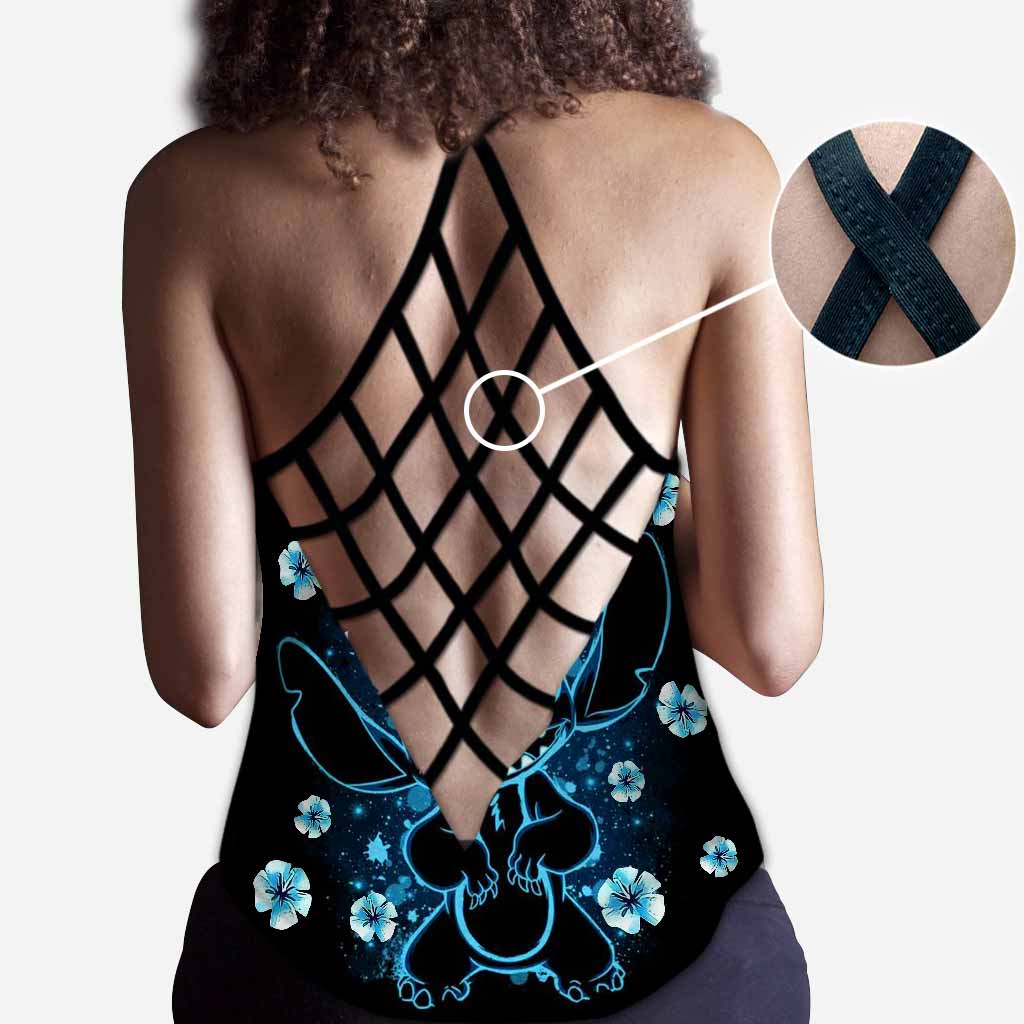 Personalized Ohana Cross Tank Top Unique Summer Gift Cross Tank Top GradoCreations